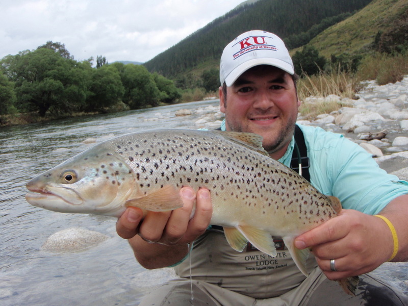 Trout fishing in New Zealand