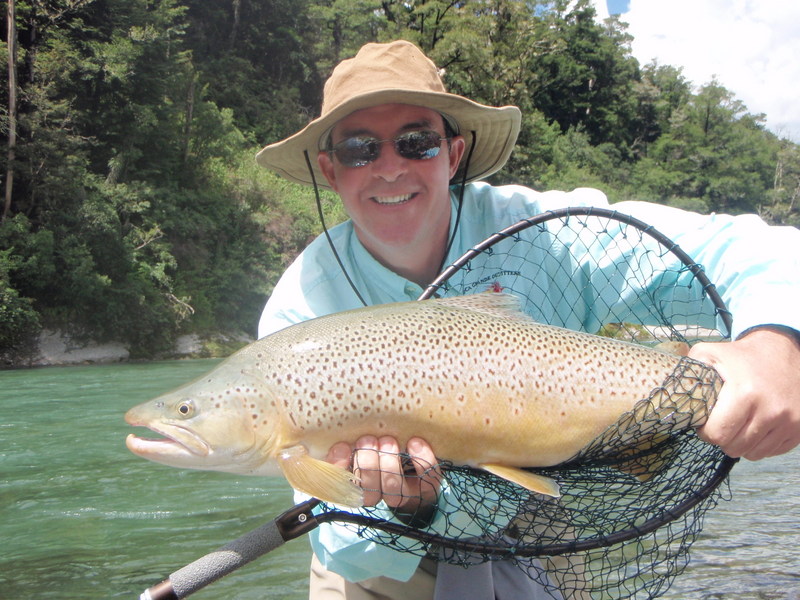Trout fishing in New Zealand