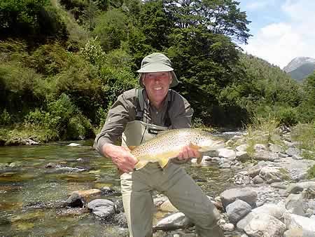 World class trout fishing in the South Island of New Zealand